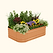 Vego Graden | 17" Tall 6 In 1 Novel Modular Metal Raised Garden Bed Kit Terra cotta| Vego Garden