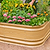17" Tall 10 In 1 Novel Modular Metal Raised Garden Bed Kit  | Sunlight Oak| Vego Garden