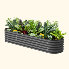 vego-garden-17-tall-9-in-1-large-modular-metal-raised-garden-bed-kit | Vego Garden