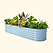 Vego Garden | 17" Tall 9 In 1 Modular Metal Raised Garden Bed Kit Sky Blue | Vego Garden