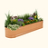Vego Graden | 17" Tall 9 In 1 Novel Modular Metal Raised Garden Bed Kit Terra Cotta| Vego Garden