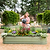 Vego Graden | 17" Tall 9 In 1 Novel Modular Metal Raised Garden Bed Kit Olive Green| Vego Garden