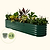 17" Tall 9 In 1 Bundle (Garden Bed+Solar Light) British Green  | Vego Garden