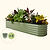 17" Tall 9 In 1 Bundle (Garden Bed+Solar Light) Olive Green  | Vego Garden