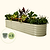 17" Tall 9 In 1 Bundle (Garden Bed+Solar Light) Pearl White  | Vego Garden