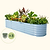 17" Tall 9 In 1 Bundle (Garden Bed+Solar Light) Sky Blue  | Vego Garden