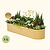4-Pack 17" Tall 9 In 1 Modular Metal Raised Garden Bed Kit | Sunlit Oak