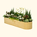 Vego Graden | 17" Tall 9 In 1 Modular Metal Raised Garden Bed Kit | Sunlight Oak | Vego Garden