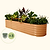 17" Tall 9 In 1 Bundle (Garden Bed+Solar Light) Terra Cotta  | Vego Garden