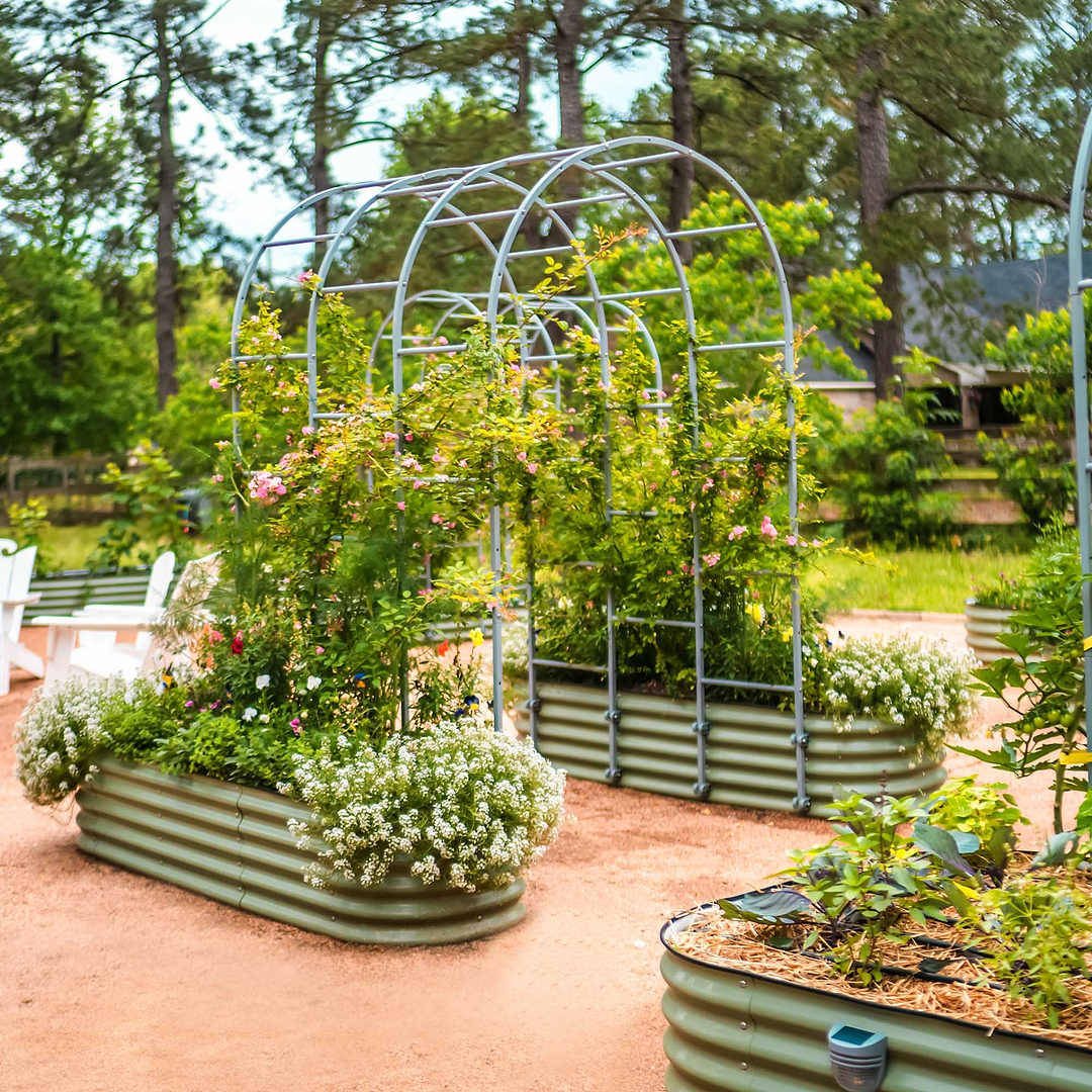 9-in-1 Modular Metal Raised Garden Bed | Vego Garden