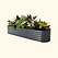 Vego Graden | 17" Tall 9 In 1 Modular Metal Raised Garden Bed Kit | Modern Gray | Vego Garden