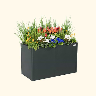 32" Extra Tall Modern 27" x 53" Metal Raised Garden Bed|Vego Garden| MidnightBlue  | Vego Garden