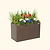 32" Extra Tall Modern 27" x 53" Metal Raised Garden Bed|Vego Garden| UmberBrown | Vego Garden