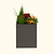 32" Extra Tall Modern 27" x 53" Metal Raised Garden Bed|Vego Garden| UrbanCharcoal  | Vego Garden