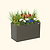 32" Extra Tall Modern 27" x 53" Metal Raised Garden Bed|Vego Garden| UrbanCharcoal  | Vego Garden