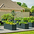 32" Tall Modern 27" x 83" Metal Raised Garden Bed - With Intermediate Floor | Vego Garden