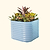 Vego Garden | 32" Extra Tall 4 In 1 Modular Metal Raised Garden Bed Kit | Sky Blue| Vego Garden