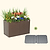 32" Extra Tall Modern Pro 27" x 53" Metal Raised Garden Beds  - With Intermediate Floor | Vego Garden