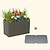 32" Extra Tall Modern Pro 27" x 53" Metal Raised Garden Beds  - With Intermediate Floor | Vego Garden