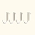 Grow Light Garden Hooks - 4 Pack | Vego Garden