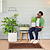 vego-garden-Self-Watering-Herb-Planter-Box-with-Trellis
