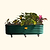 Vego Garden | Self Watering Garden Beds 2x6 British Green