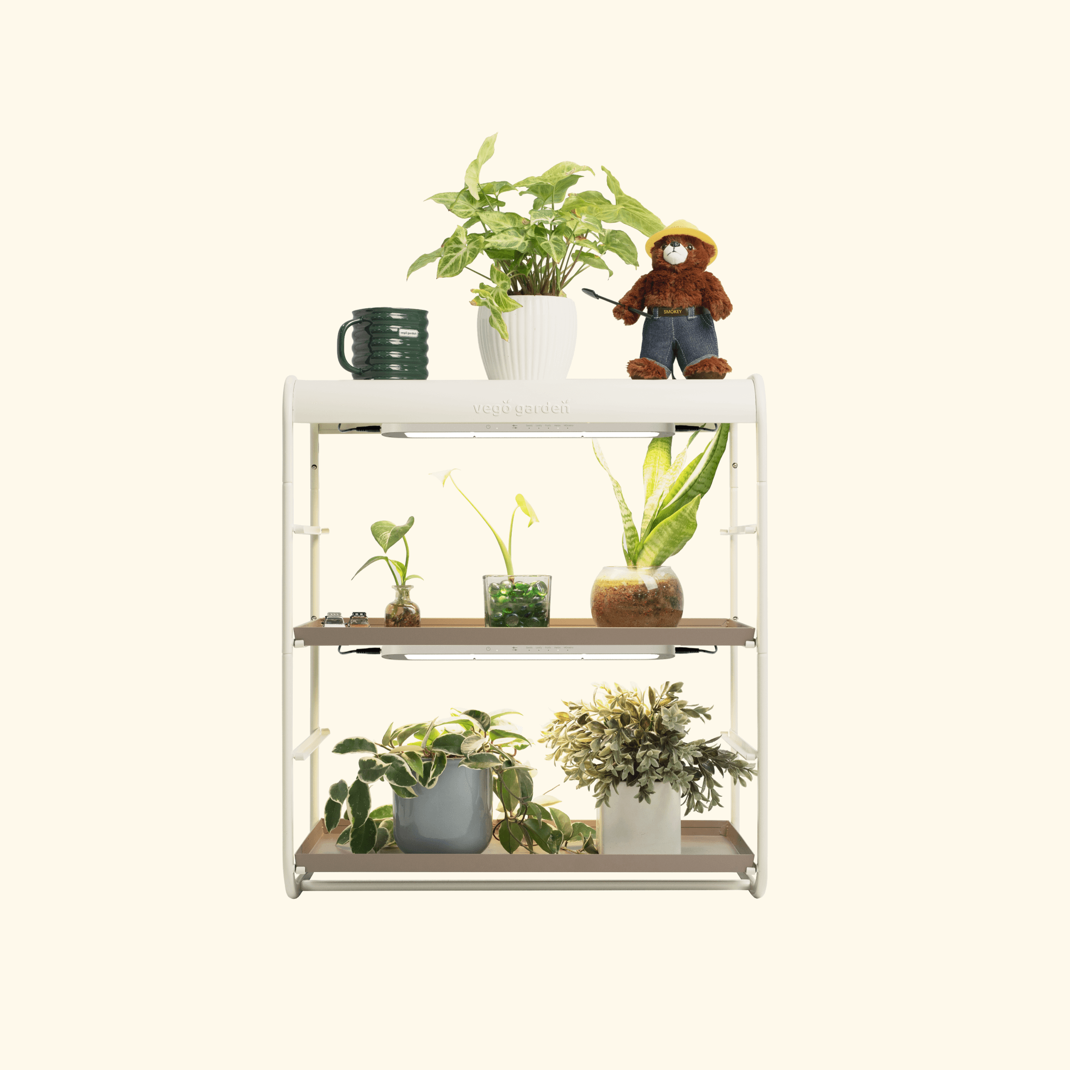 【完売品】KAZETOMORI grow table その他色々 2 Tier Tabletop Grow Light Garden