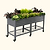 4-in-1 Mobile Elevated Garden Bed Set with Greenhouse Cover & Trellis System | Vego Garden