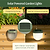 Rippled Solar Garden Light