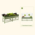 vegogarden elevated garden bed with cover sale 2 ft 8 ft green| Vego Garden
