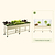 vego garden elevated rolling garden bed with cover sale - white| Vego Garden