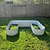 17 tall U-shaped metal garden container - Large Size | Pearl White | Vego Garden raised garden bed