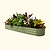 Vego Graden | 11" Tall 9 In 1 Modular Metal Raised Garden Bed Kit Olive Green | Vego Garden