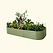 17" Tall 10 In 1 Modular Metal Raised Garden Bed Kit  | Olive Green| Vego Garden