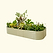 17" Tall 10 In 1 Modular Metal Raised Garden Bed Kit  | Pearl White| Vego Garden