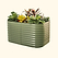 Vego Garden | 32" Extra Tall 6 In 1 Modular Metal Raised Garden Bed Kit | Olive Green | Vego Garden