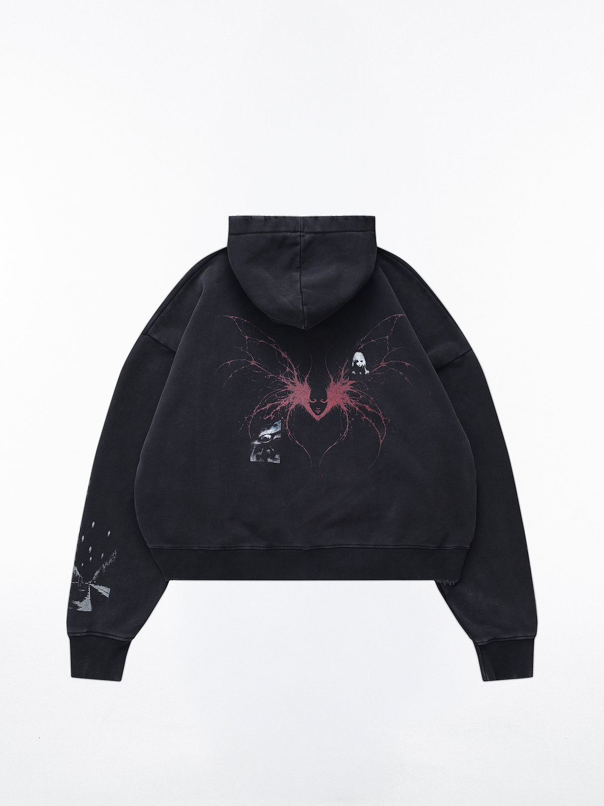 Afterlife Zip-Up Hoodie – DROP DEAD CLOTHING