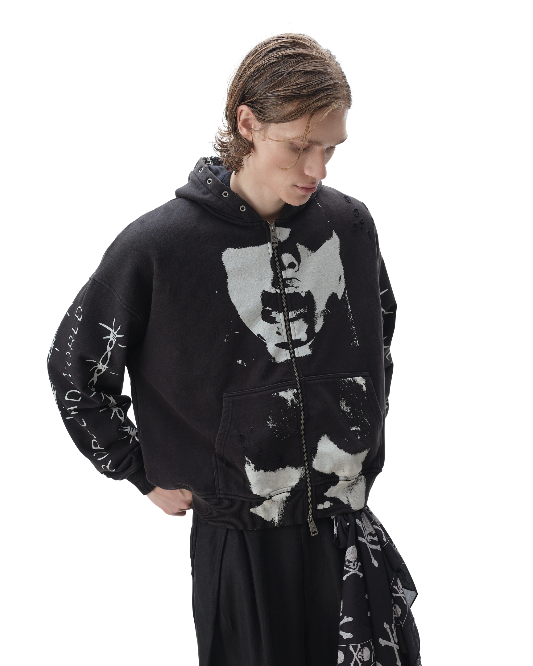 Obscure Zip-Up Hoodie