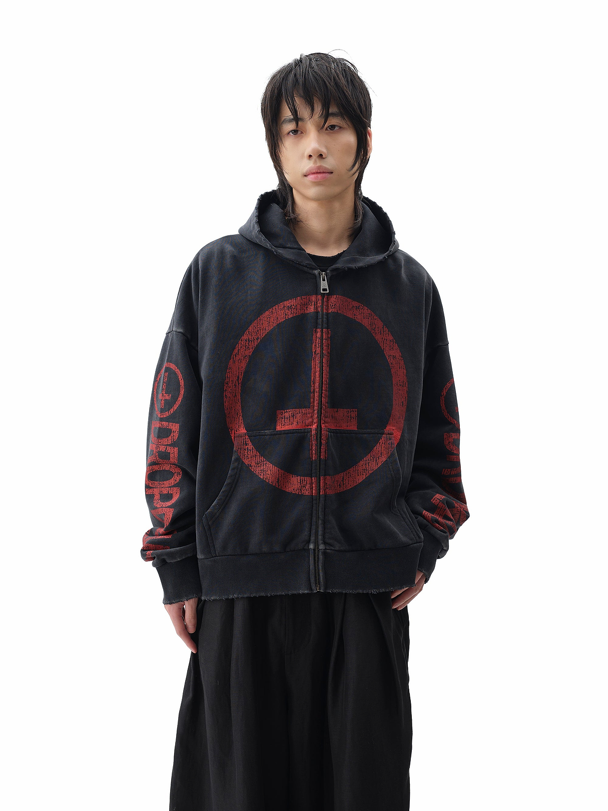 Coma Black Boxy Hoodie – DROP DEAD CLOTHING