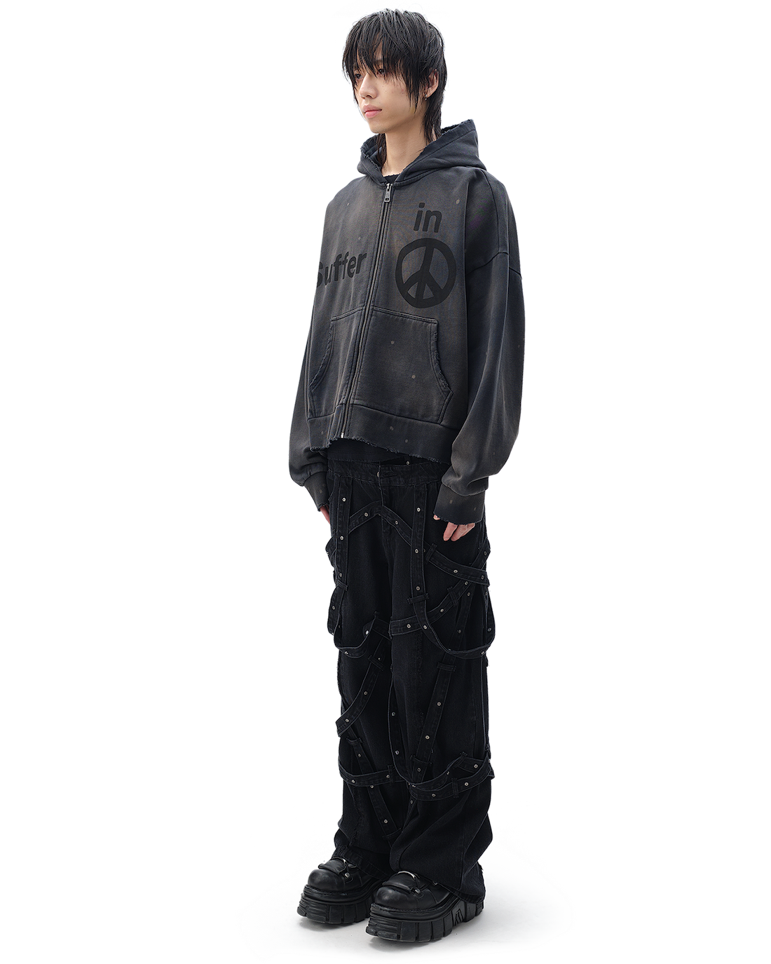Suffer On Zip-Up Hoodie – DROP DEAD CLOTHING Suffer On Zip-Up Hoodie – DROP DEAD CLOTHING
