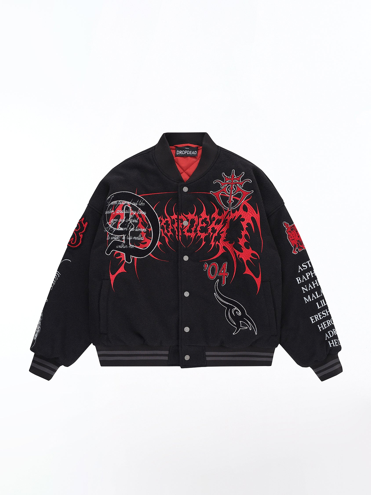 Breakdown Varsity Jacket – DROP DEAD CLOTHING