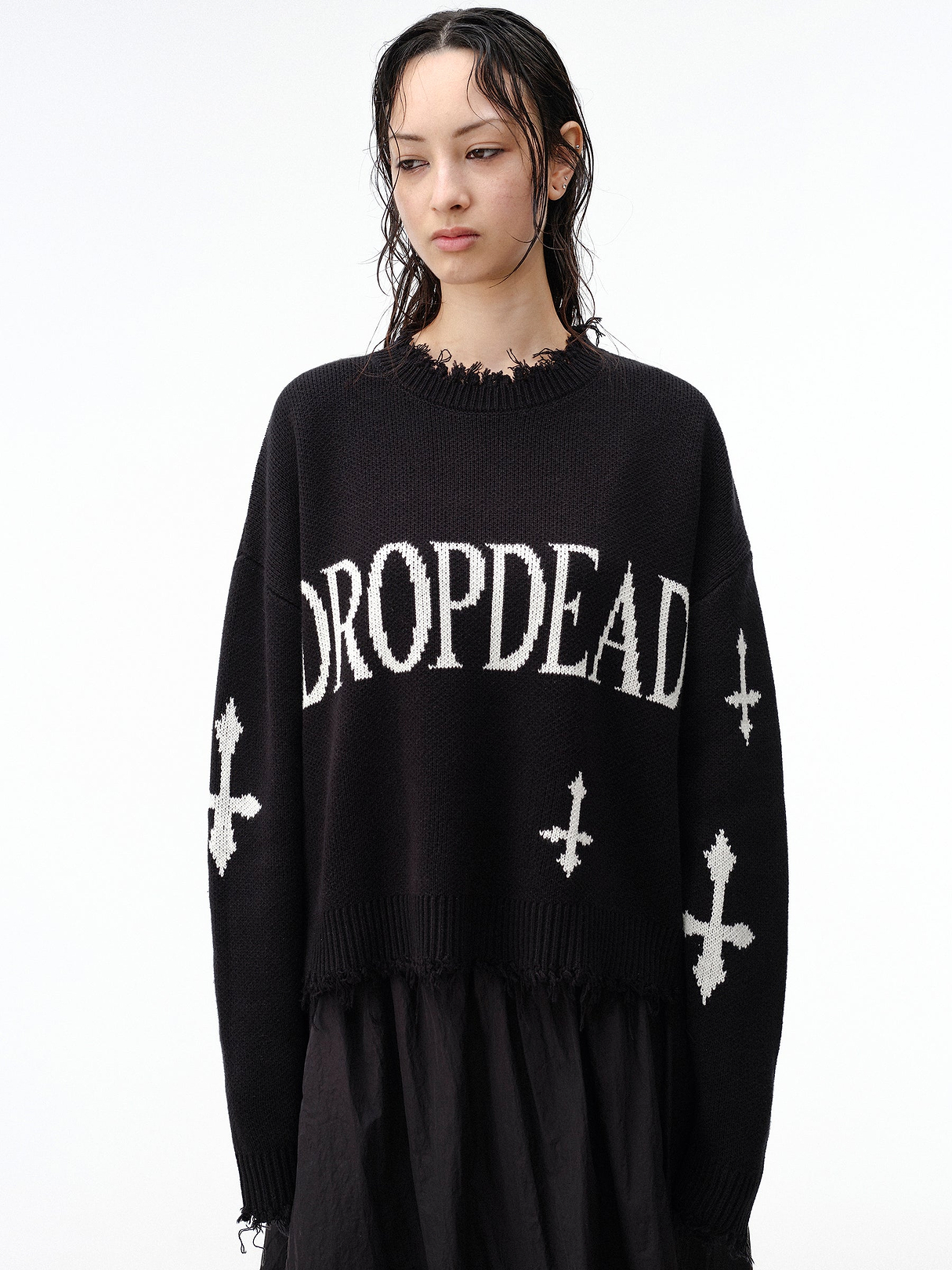 Deathcult Knit Jumper – DROP DEAD CLOTHING