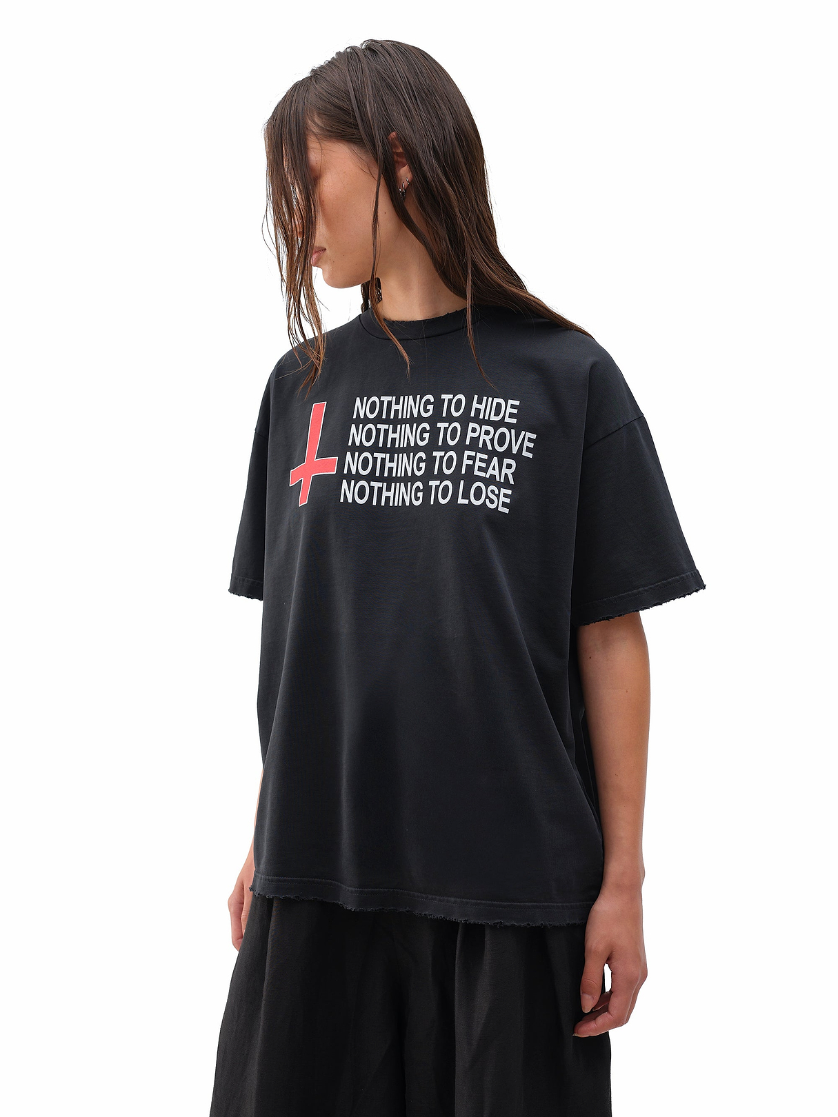 Crosswire Boxy T-shirt – DROP DEAD CLOTHING
