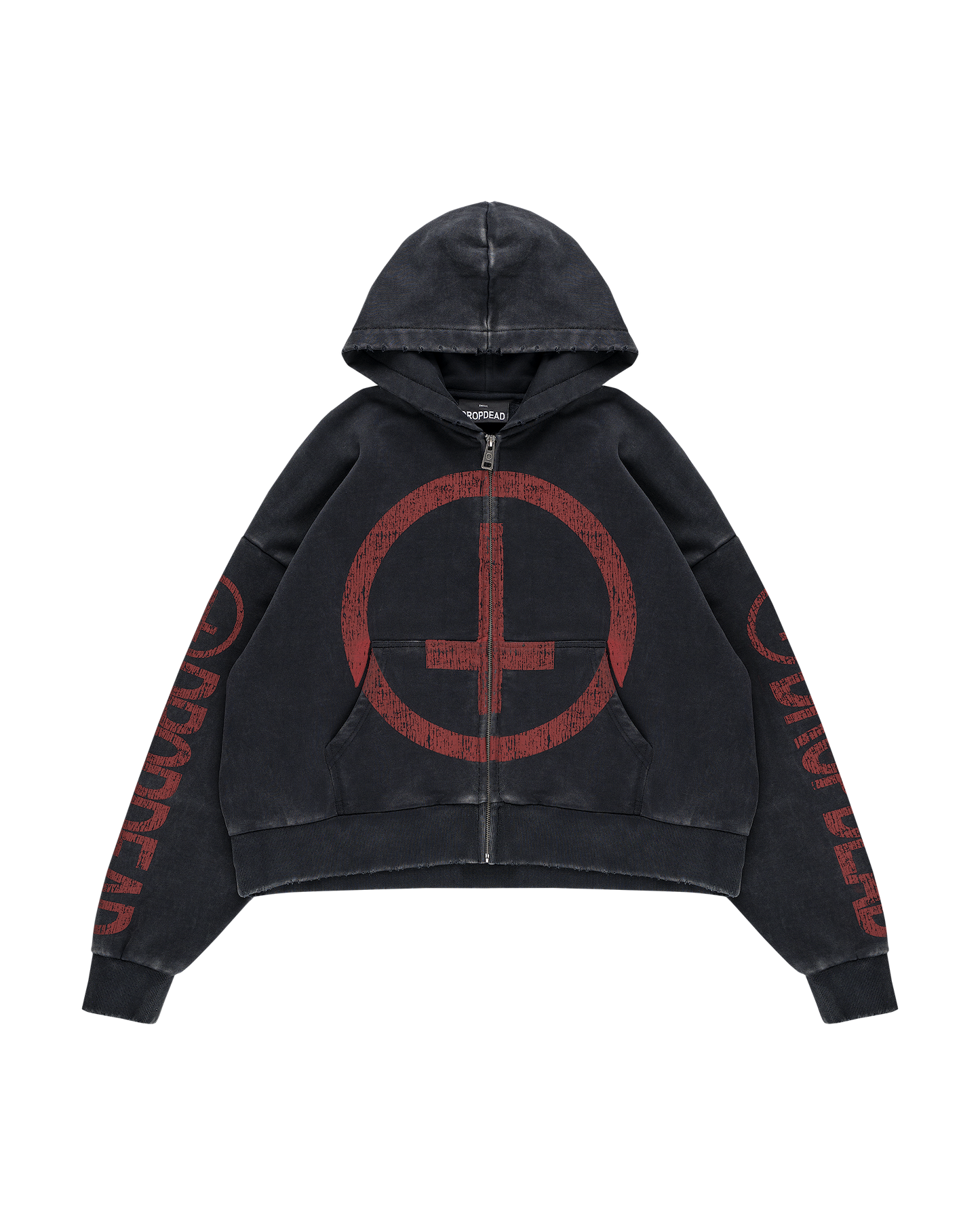 Coma Black Boxy Hoodie