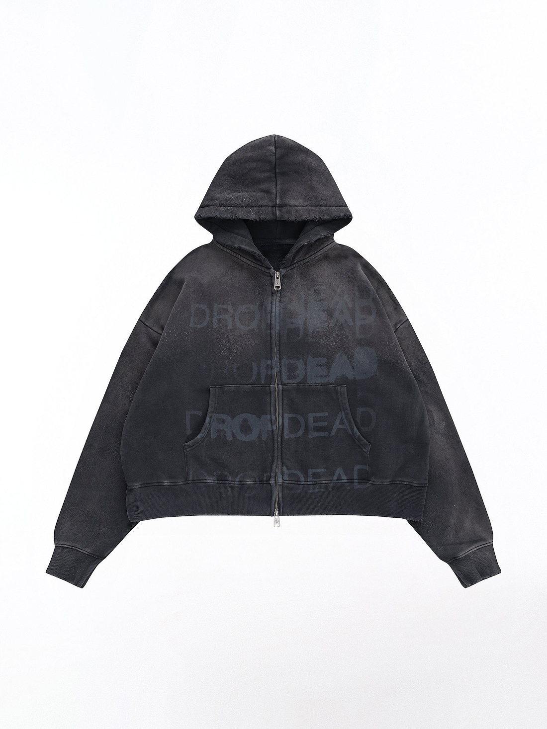 Stacked Zip-Up Hoodie