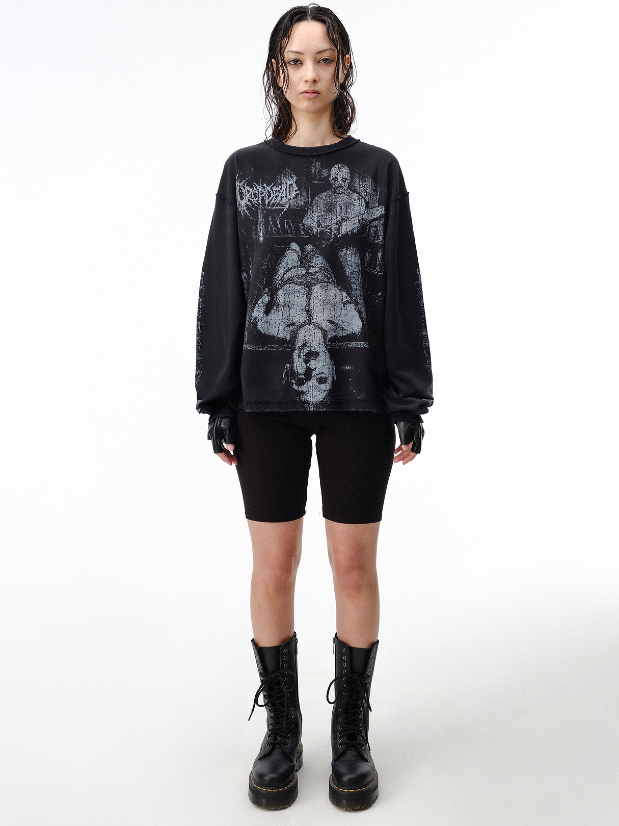 Drop Dead Clothing ロングスリーブTシャツ Fleshripper Longsleeve T-Shirt – DROP DEAD CLOTHING