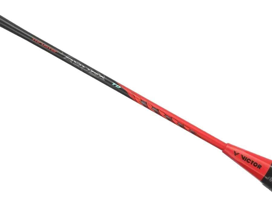 Victor Thruster Ryuga TD C 4U Badminton Racket - Black / Red