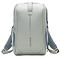 A sleek, minimalist light gray Kanso Intuko Badminton 23L Backpack with "Kanso" printed vertically on the front. It has adjustable mesh straps and a top handle against a white background.