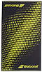 The Babolat Medium Badminton Towel - Aero / Grey, from Babolat, is a stylish and absorbent cotton towel designed for badminton players.
