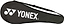 The Yonex Full Size Badminton Racket Cover - Black provides full racket protection, features a white Yonex logo, and comes with an adjustable shoulder strap for convenient carrying.